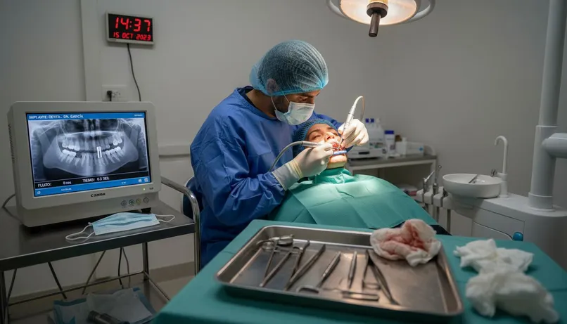 Colocación de implantes dentales